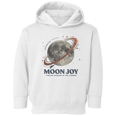 Moon Joy Artemis II Finding Wonders in Cosmos Toddler Hooded Sweatshirt