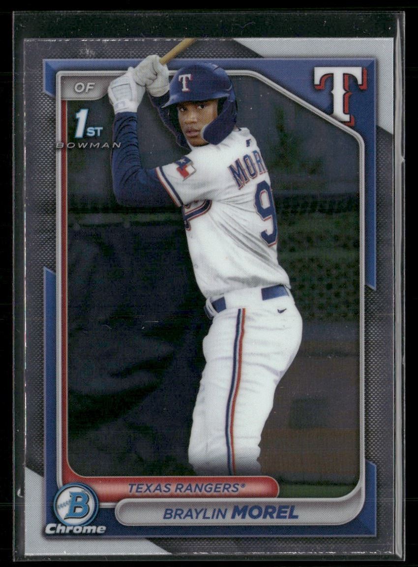 Braylin Morel 2024 Bowman Chrome Prospects Texas Rangers #BCP-192