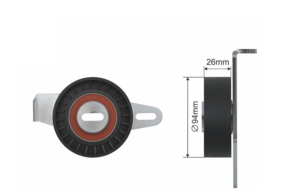 Nty Pulley Idler V-Belt For Jumper; Boxer 2.5D 03.94-04.02 - Image 5