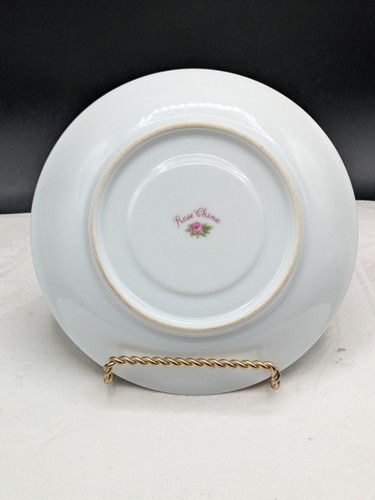 Set Of 2 Vintage Noritake "ROSE CHINA" 5.75” Saucers Occupied Japan 1945 - Picture 4 of 9
