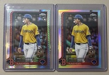 2025 Topps Chrome Update Marcelo Mayer RC Rookie Debut Refractor+Prism USC117