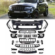 For 2014-2020 Jeep Grand Cherokee Srt Front Bumper Body Kit W Black Fog Lights
