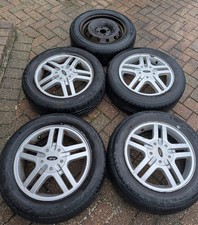 Ford 15" Alloy Wheels Focus Fiesta Escort Mondeo 4 Alloys Plus Steel Spare