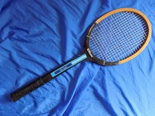 WILSON STAN SMITH CHAMPIONSHIP Model Tennis Racket Wooden w/ Strata Bow VTG