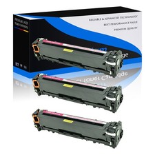 3PK CE323A 128A Magenta Toner Cartridge for HP Color Laserjet Pro CP1415 CM1415