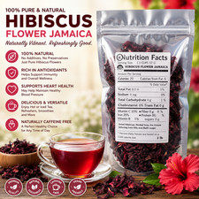 ORGANIC Premium Real Dried Cut Hibiscus Flowe...