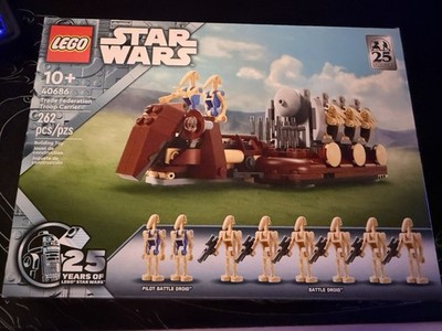 LEGO Star Wars 40686 Trade Federation Troop Carrier 262pcs 25 Years Limited