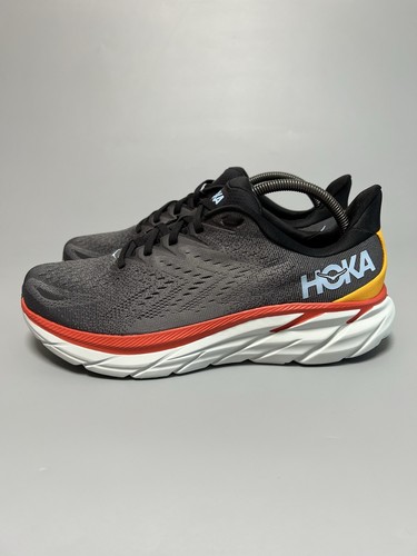 US10.5 EE Hoka One One Clifton 8 Wide Men's Running Shoes Gym 1121374-ACTL