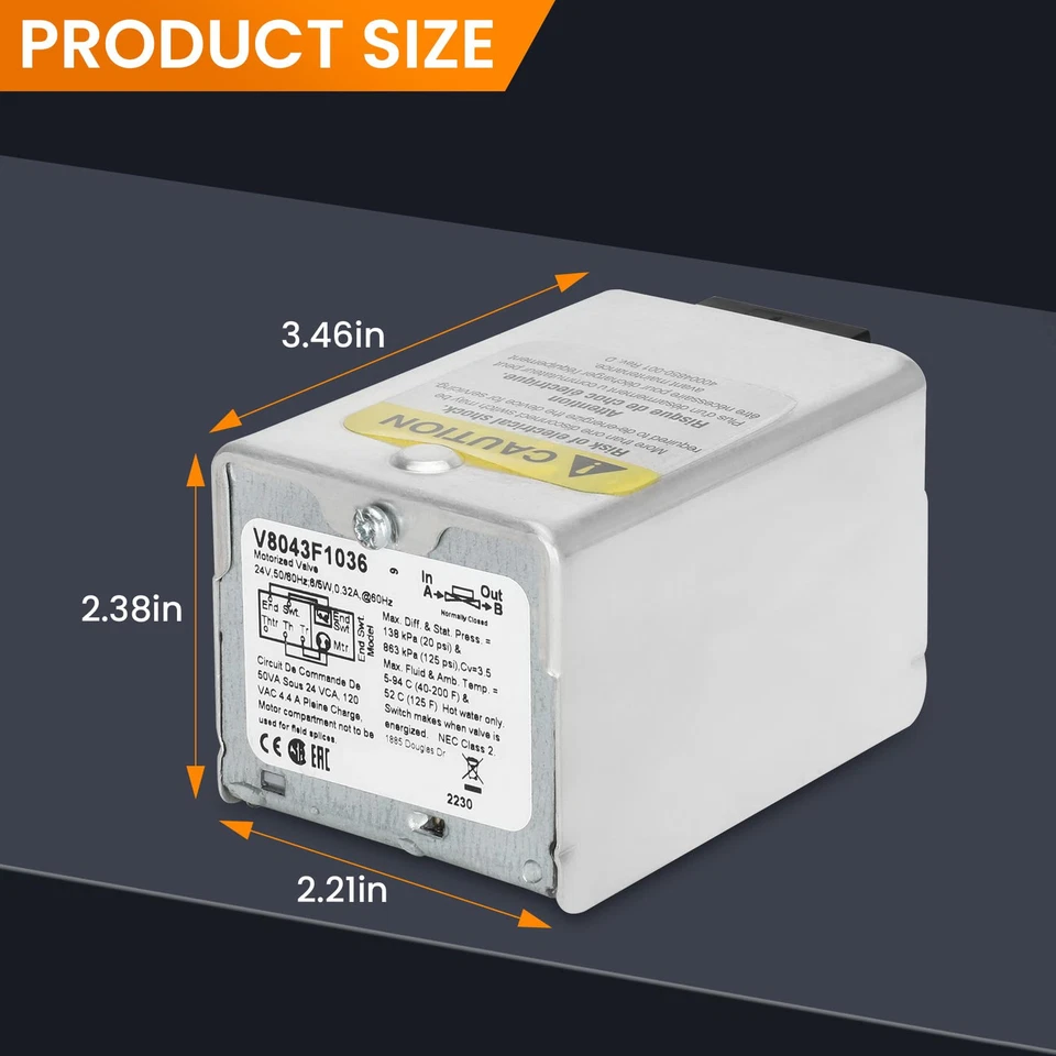 40003916-048/U V8043F1036 替换头适用于 V8043F1036 V8043F10... — 第 4/4 张图片