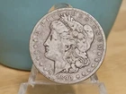 1890-CC Morgan Silver Dollar VG Nice Coin