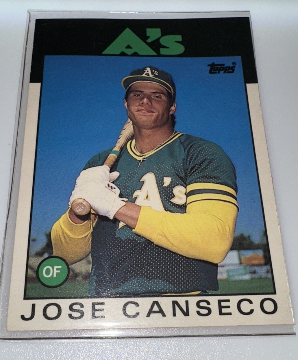 1986 Topps Traded - Jose Canseco #20T Collector's Edition (Tiffany) (RC)