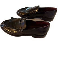 NWOT Franco Sarto Fringe Patent Leather Loafers Alonzo Sz 9 Gorgeous