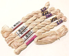 DMC 5 Desert Sand 4150 Color Variations Pearl Cotton Perle 27yd 5 Skein Lot NEW