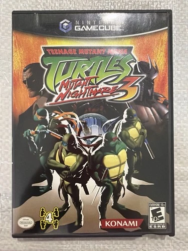 TMNT 3 Mutant Nightmare Nintendo GameCube Complete 2 Disc Tested