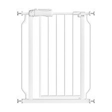 Narrow Baby Gate 27 Inch to 29 Inch Wide, Small Auto Close Walk Through Safet...