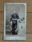 Antique CDV Photograph British Soldier Uniform Military Man Photo Army — photo 1