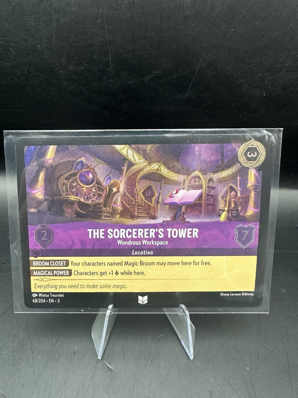 Disney Lorcana ​The Sorcerer's Tower 68/204 Into the Inklands Foil NM