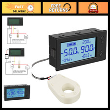 DC Voltage Amp Meter 0-300V 200A, Battery Monitor for Solar Power System, Hall S