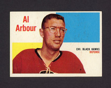 1960-61 TOPPS  # 64  AL ARBOUR   28526