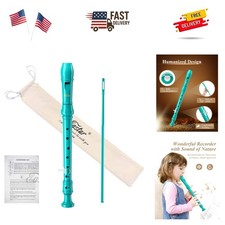 School-Approved ERS-21GSB Soprano Recorder in Lake Blue - Ideal for Beginners