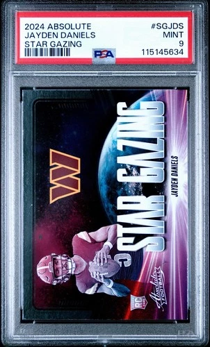 2024 Panini Absolute - Star Gazing Jayden Daniels #SG-JDS (RC) PSA 9