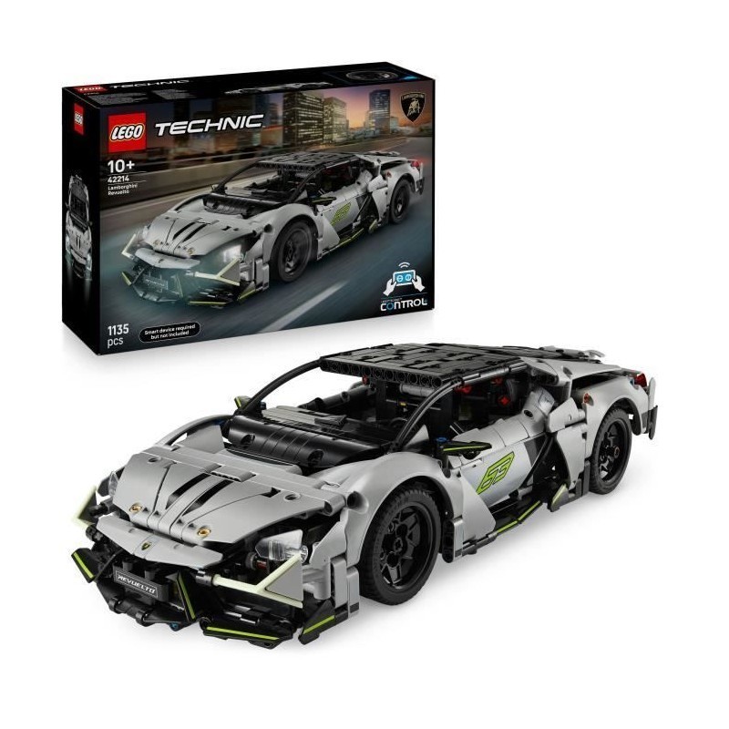 LEGO Technic 42214 Lamborghini Revuelto supercar de construction pour enfant de 10 ans et plus