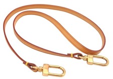 Authentic Louis Vuitton Leather Strap Beige 23.2" LV AB449