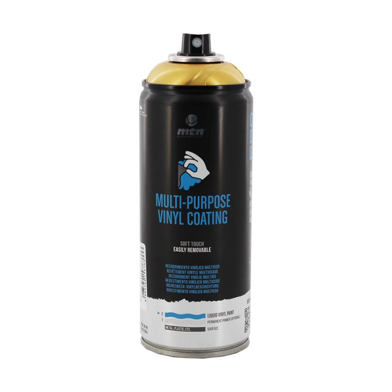 Bombe de peinture vinyle MTN Pro Or 400ml pour relooker vos objets