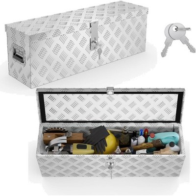 Aluminium Werkzeugbox mit Schloss, Robuste Alubox 800x220x225 mm