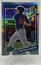Pete Crow-Armstrong 2023 Panini Donruss #60 Rated Prospect Voltage /25! Cubs