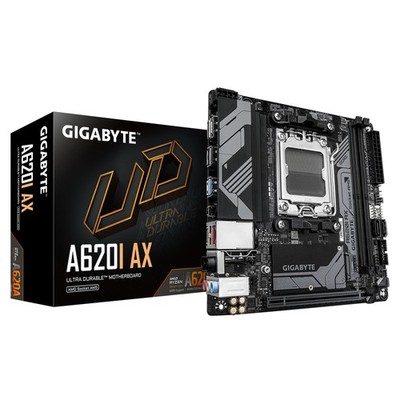 GIGABYTE A620I AX AM5/ LGA 1718/ AMD/ A620/ MiniITX/ 5Year Warranty/ DDR5/ Si...