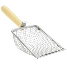  Stainless Steel Pet Litter Scoop Cat Litter Corner Cleaner Reptile Waste And