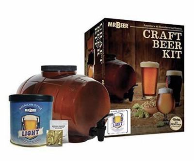 Mr. Beer Classic American Light Stater Beer Making Kit, 2 Gallon