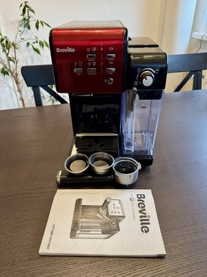 Breville Prima Latte II Rot 19 bar Espressomaschine Milchsystem ESE