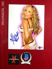 Kendra Wilkinson autographed signed 8x10 photo Playboy Beckett COA