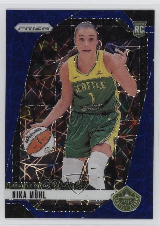 2024 Panini Prizm WNBA Blue Velocity Prizm Nika Muhl #75 s5q