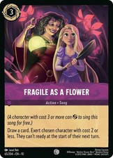 Disney Lorcana Whispers in the Well Common Non Foil, 65 Fragile as a Flower
