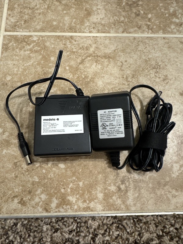 Medela Pump In Style AC Adapter & Battery Power Supply Cord 57000 Series- Used