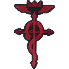 Patch - C&D Visionary - Fullmetal Alchemist Flamel Symbol Logo 2.4"x4" Iron-On