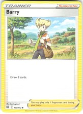 Carta Pokemon Barry 130/172 Stelle Brillanti BRS NM TCG