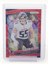 KADEN ELLISS 2025 PANINI PRIZM RED CHOICE /20 #11 ATLANTA FALCONS Q6638