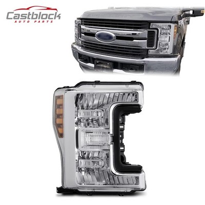 For 2017-2020 Ford F-250/350/F450/F550 Super Duty Chrome Headlight RH HL3Z13008A