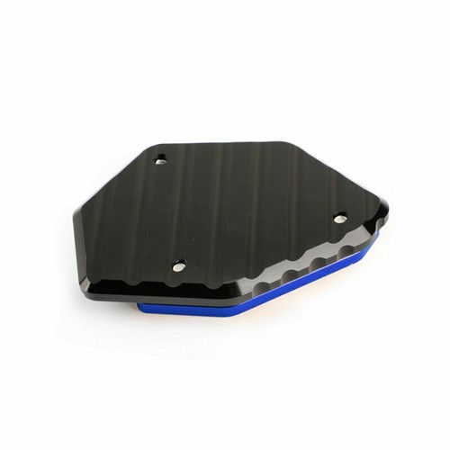 Pad Piastra Prolunga Cavalletto Laterale Per YAMAHA MT07 TRACER 700 14-19 Blu T9 - Foto 7 di 8