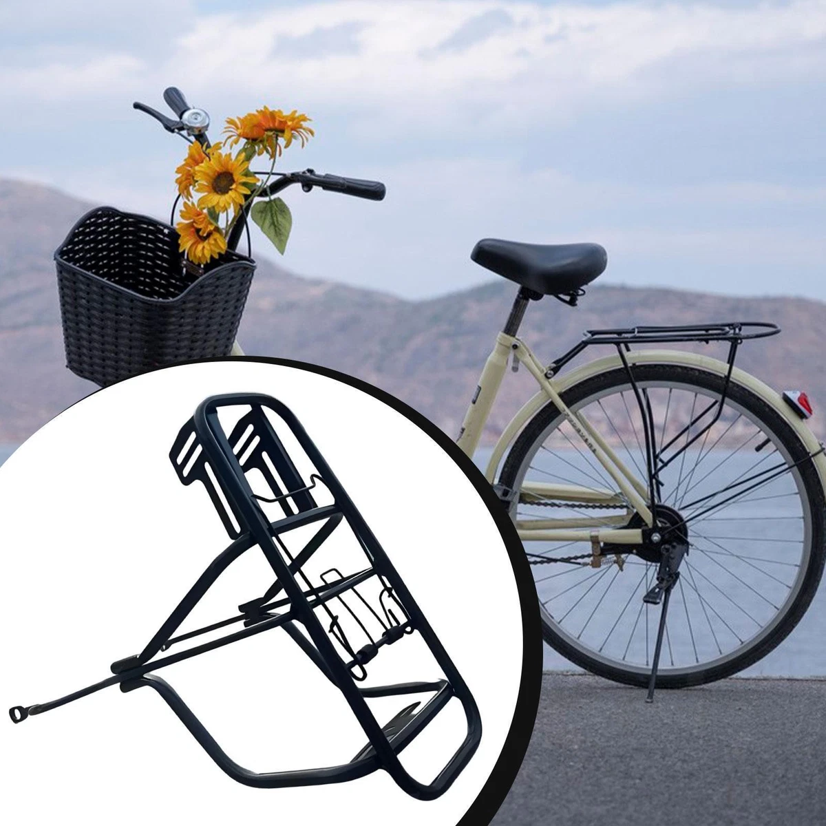 Bike Cargo Carrier Rack Cycling Equipment Touring Carrying Rear Bicycle Rack