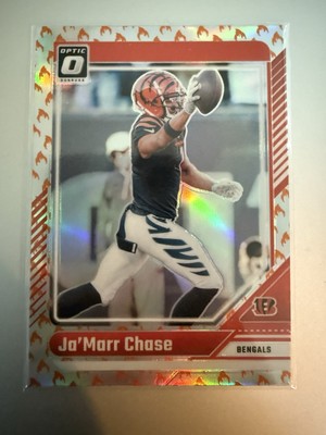 Ja'Marr Chase 2024 Panini Donruss Optic Fire Emoji Case Hit SSP