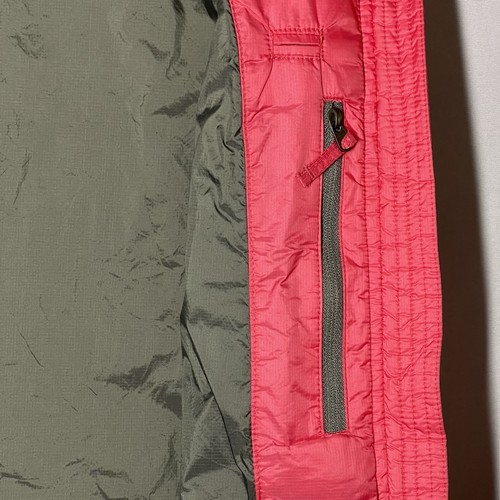 LLBean Quilted Vest Stowaway Packable Misses M PET Red Primaloft Full Zip Pocket - Picture 8 of 17
