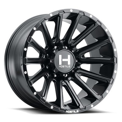24x12 Hostile H123 Typhoon Asphalt (Satin Black) Wheel 6x135 (-44mm)