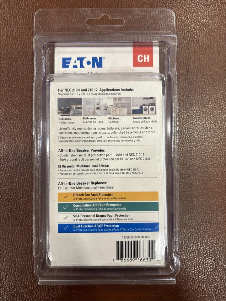 Eaton CHFN120A1CS 20A All In One Breaker BRAND NEW/Sealed - Image 2 of 2