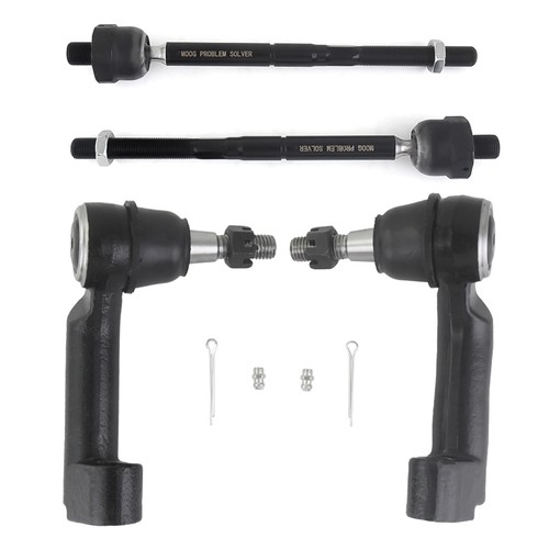 4PCS MOOG Front Steering Inner Outer Tie Rod End Kit For Ford Expedition F-150 - Picture 4 of 9