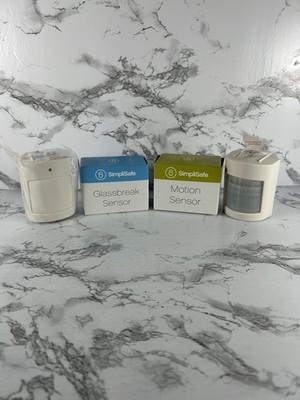 SimpliSafe 1st Generation Motion Detector Sensor & Glass break Sensor Lot